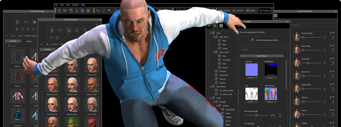 New Release Iclone Character Creator For Unlimited Fully Rigged 3d