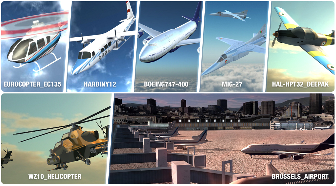 Email Exclusive: 3D Aircraft and Airport Models scaled from Actual Size
