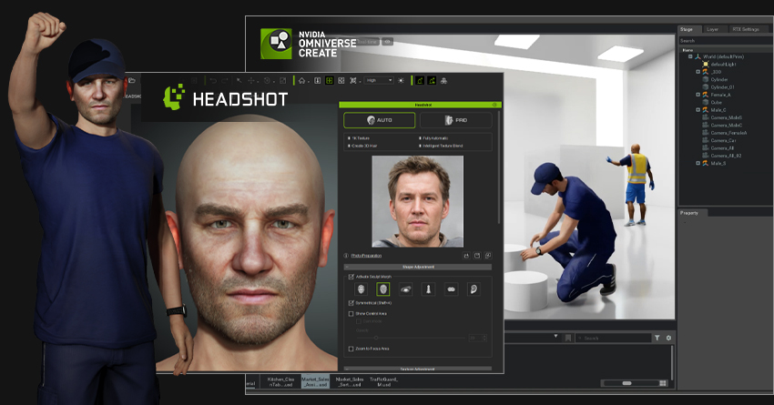 nvidia omniverse - 生成數位雙生和數位替身