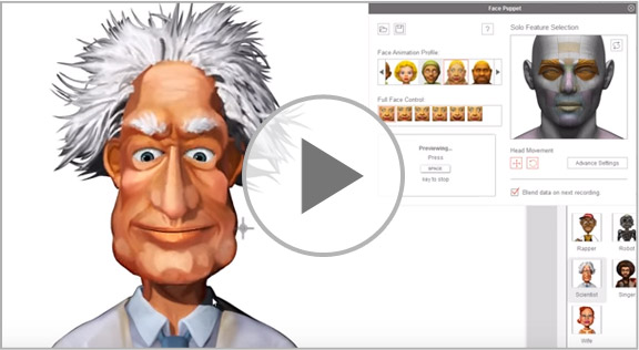 2D 角色之臉部動態操控