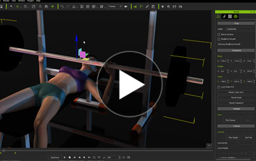 character animation - 3D motion key editing
