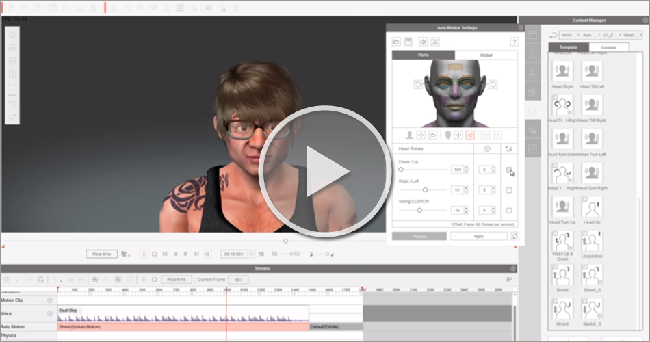 Create 3D head from a photo